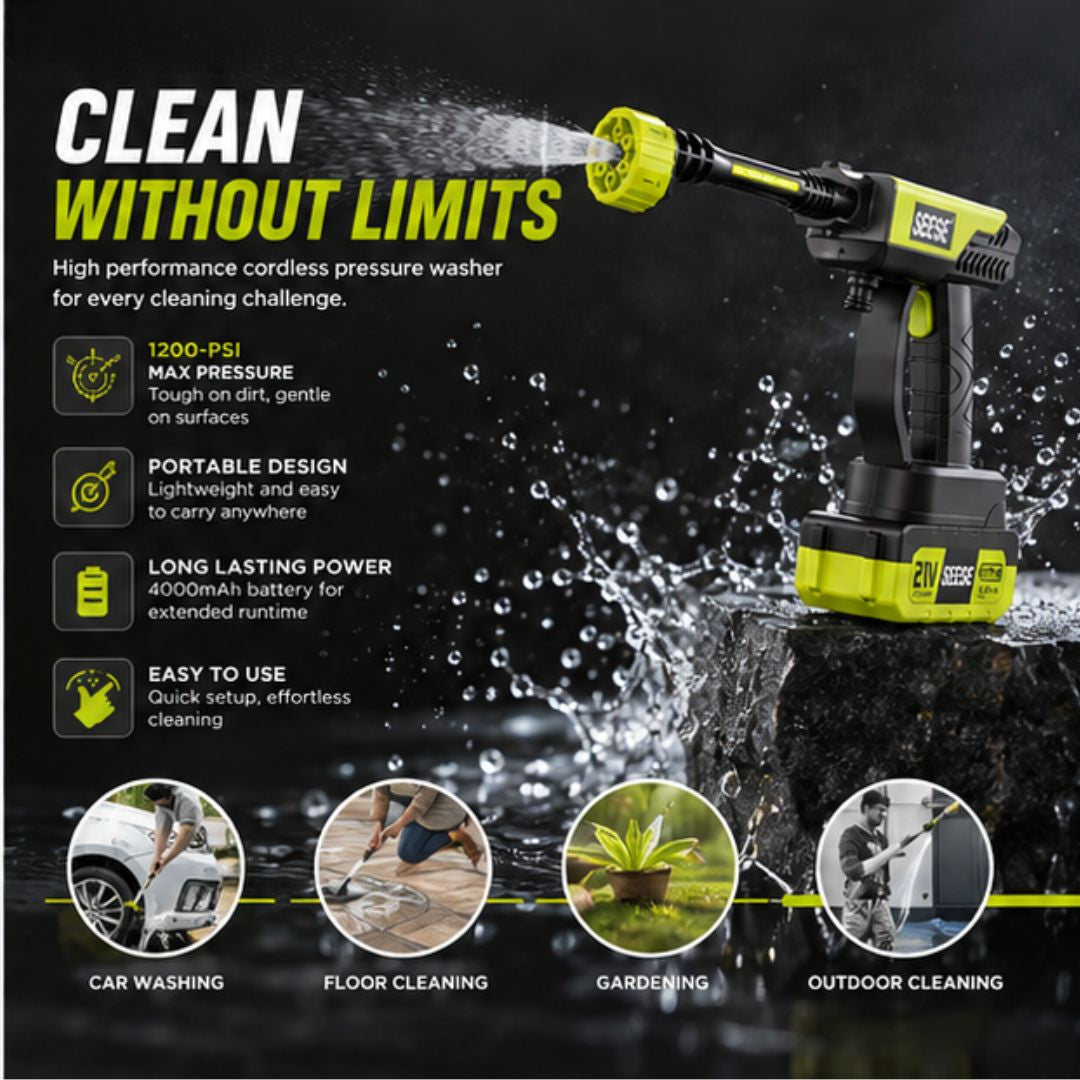 AquaBlast™ Cordless Pressure Washer