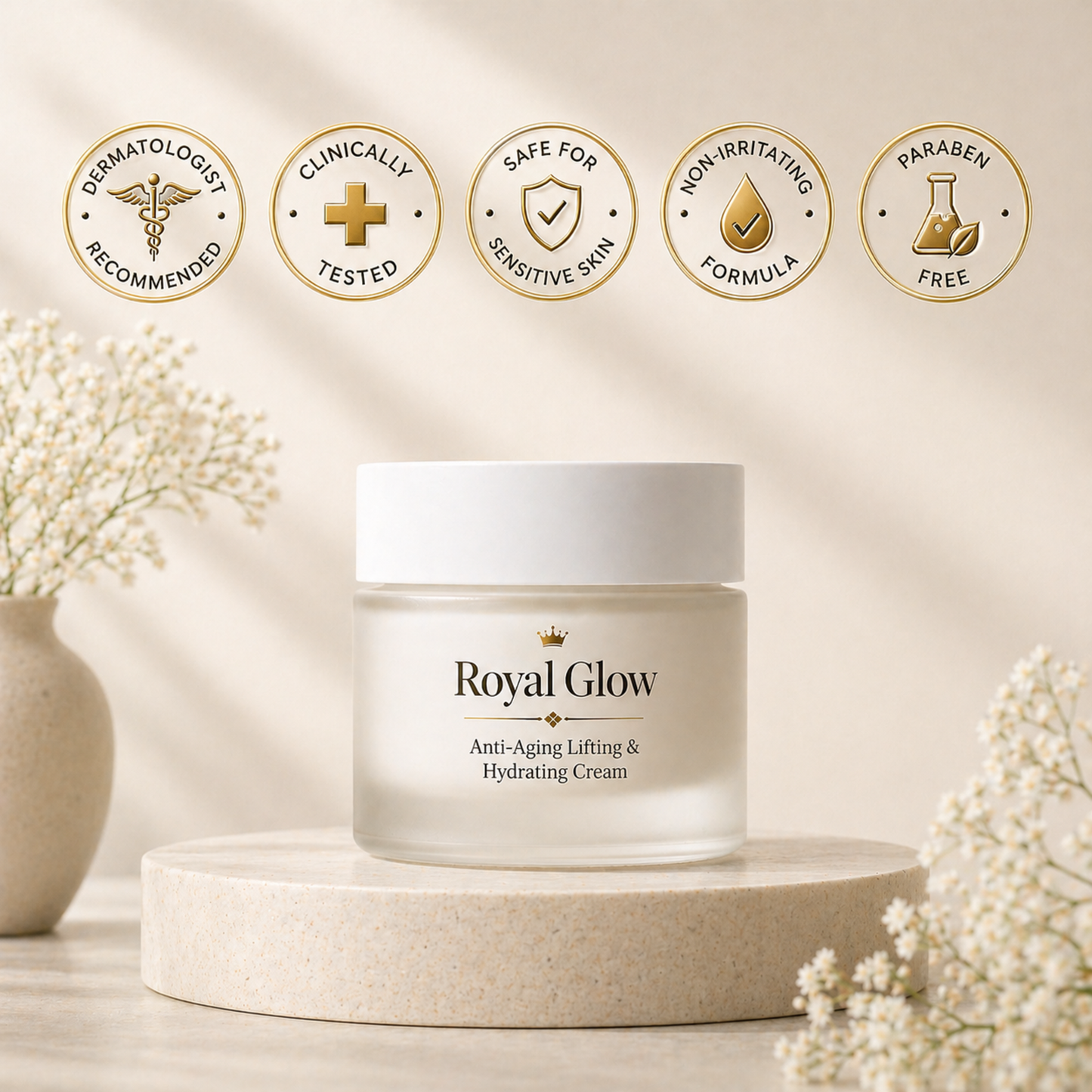 Royal Glow™ - Korean Anti-Aging Lifting & Hydrating Cream
