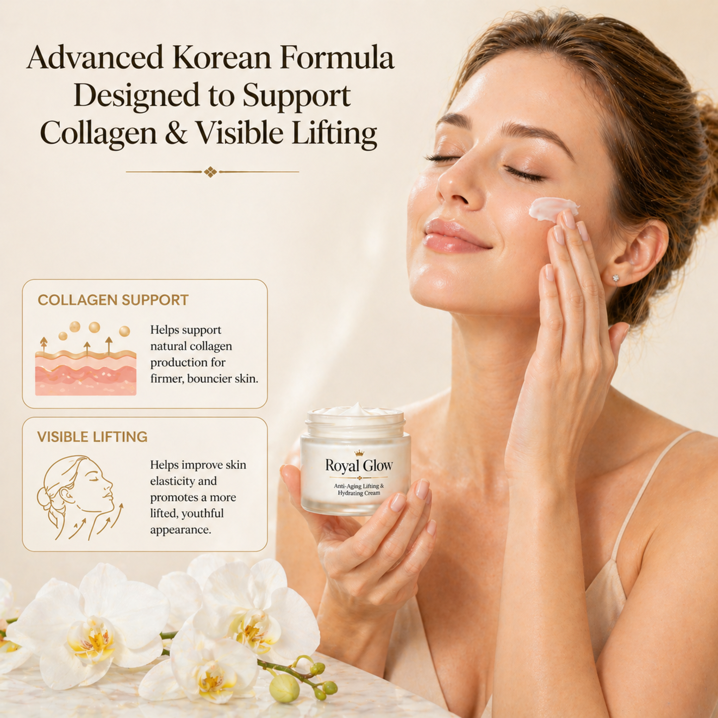 Royal Glow™ - Korean Anti-Aging Lifting & Hydrating Cream