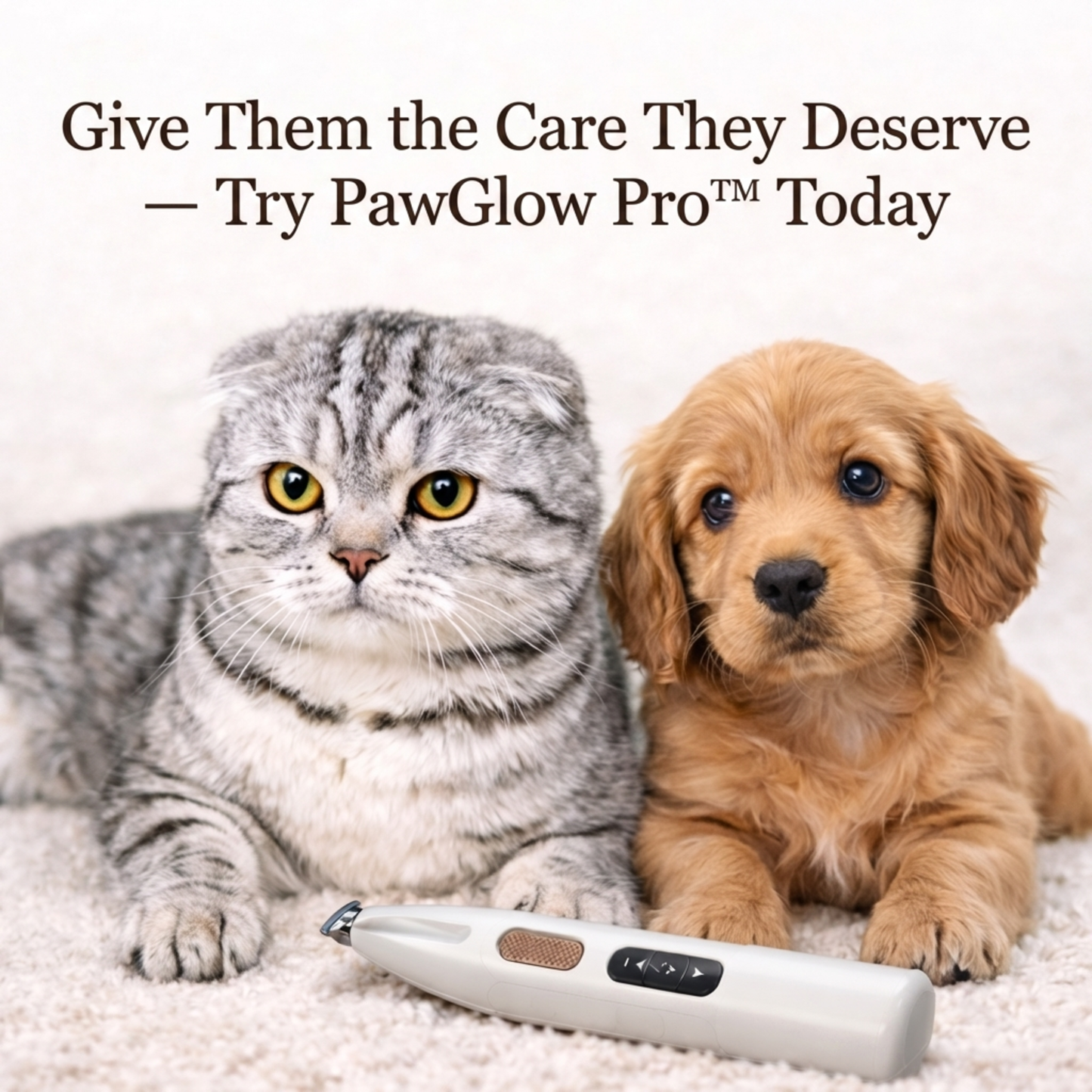 PawGlow Pro™ - Pet Paw Trimmer with LED Light