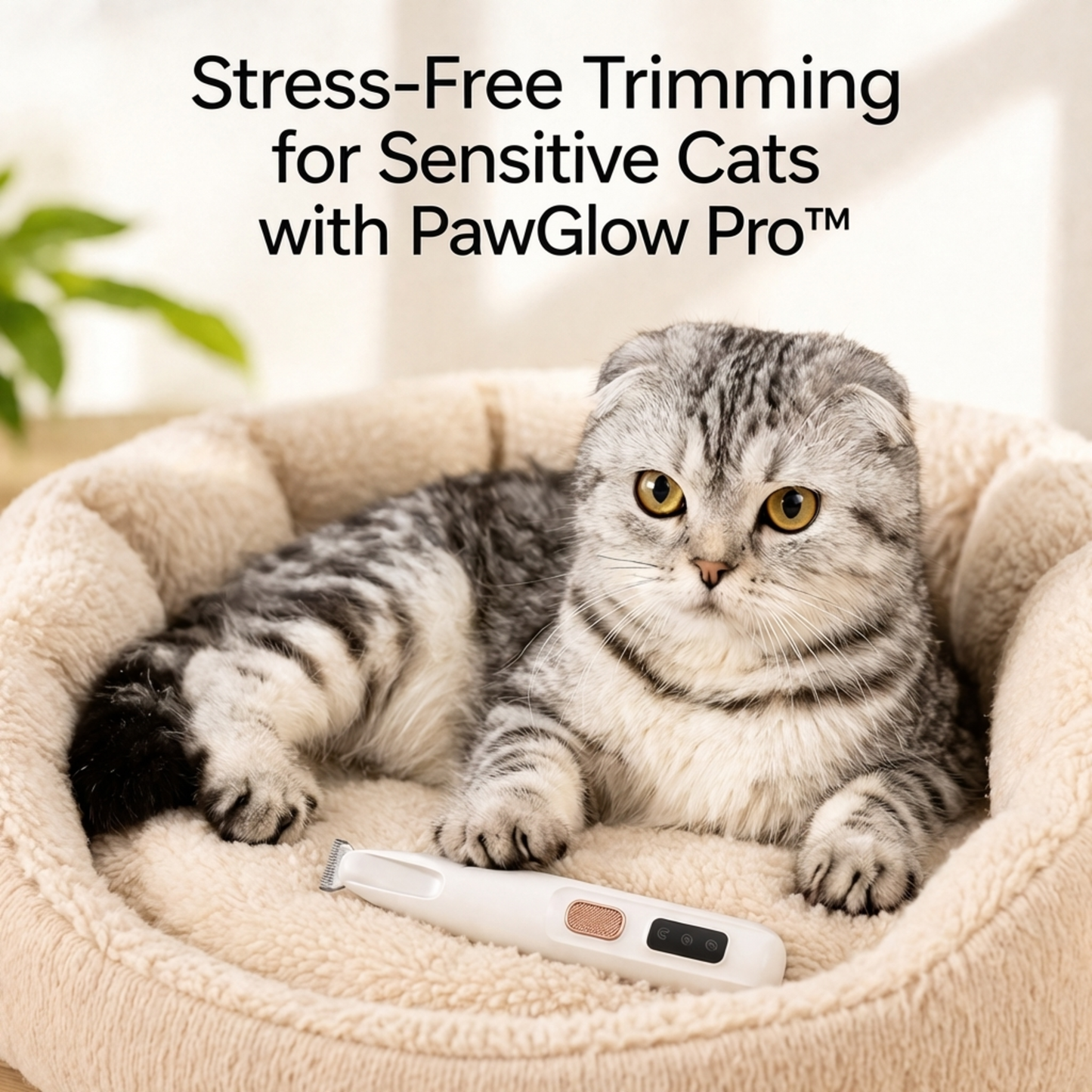 PawGlow Pro™ - Pet Paw Trimmer with LED Light